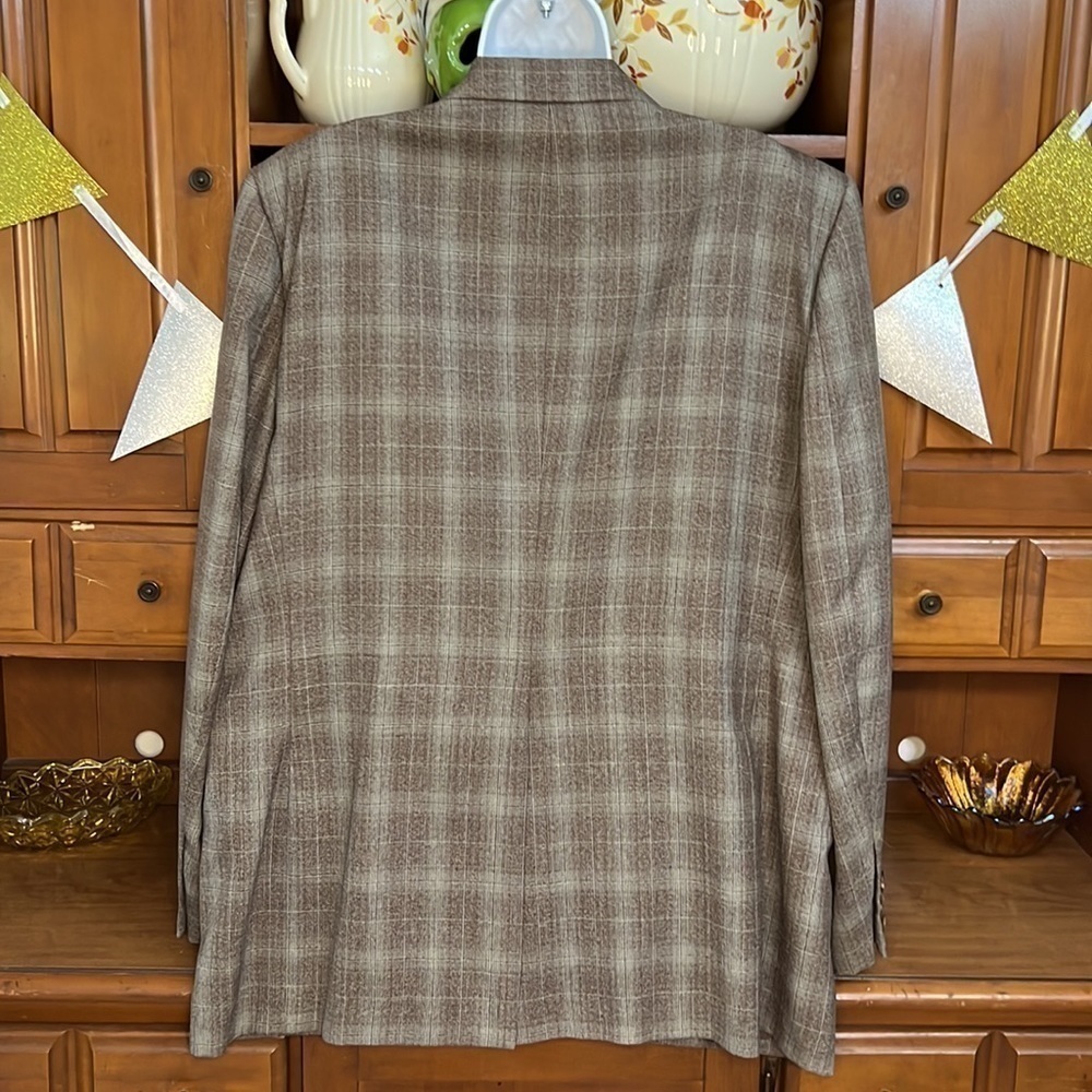 Union International Collection 100% Virgin Wool 2 Piece Blazer & Vest Set 48R - Picture 7 of 12